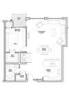 1 Bedroom Floor Plan